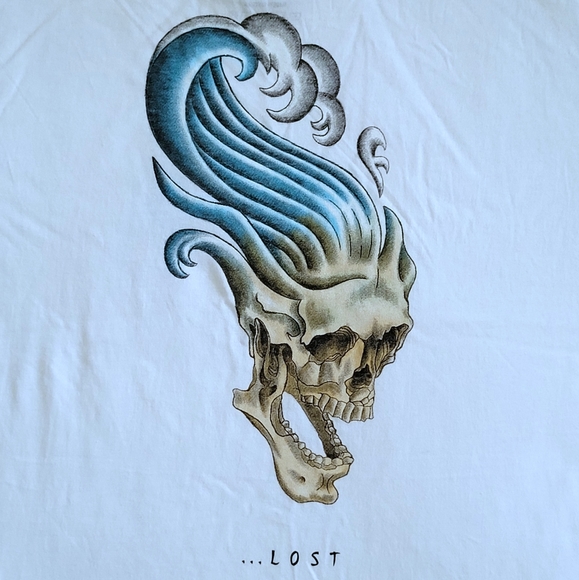 ...lost Screaming Skull💀 Graphic Tee👕 - NWT - Picture 3 of 13